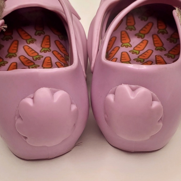 Mini Melissa Purple Bunny Rabbit Shoes - Picture 4 of 6